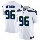 Seattle Seahawks #96 Cortez Kennedy White Limited Stitched Jersey
