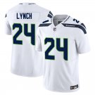 Seattle Seahawks #24 Marshawn Lynch White Limited Stitched Jersey