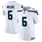 Seattle Seahawks #6 Jalen Milroe White Limited Stitched Jersey