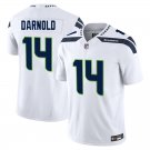 Seattle Seahawks #14 Sam Darnold White Limited Stitched Jersey