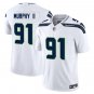 Seattle Seahawks #91 Byron Murphy II White Limited Stitched Jersey