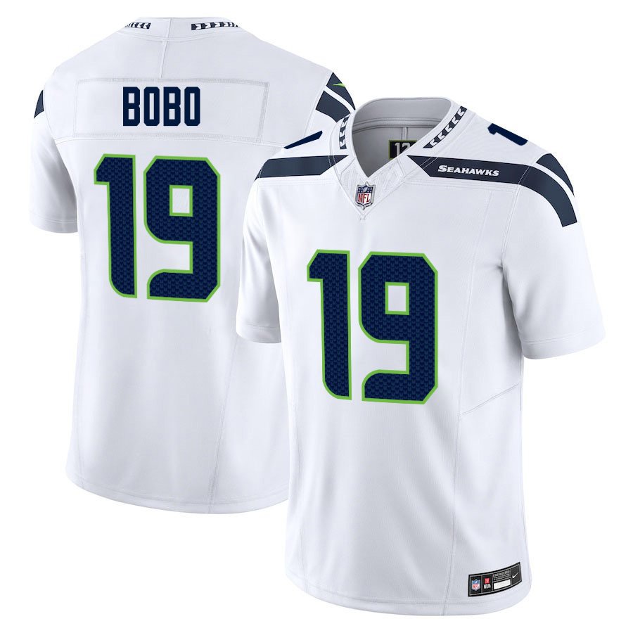Seattle Seahawks #19 Jake Bobo White Limited Stitched Jersey