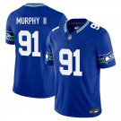 Seattle Seahawks #91 Byron Murphy II Royal Blue Limited Stitched Jersey