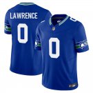 Seattle Seahawks #0 DeMarcus Lawrence Royal Blue Limited Stitched Jersey