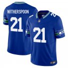 Seattle Seahawks #21 Devon Witherspoon Royal Blue Limited Stitched Jersey