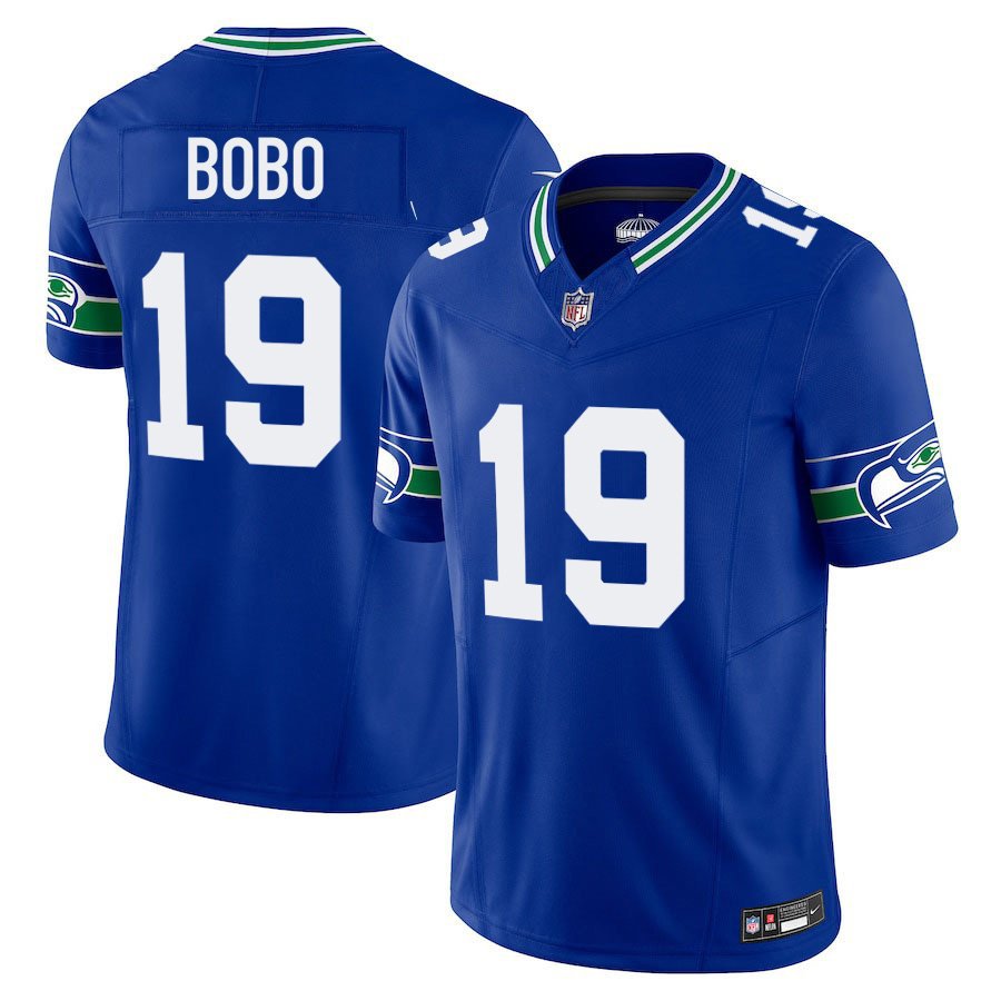 Seattle Seahawks #19 Jake Bobo Royal Blue Limited Stitched Jersey