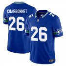 Seattle Seahawks #26 Zach Charbonnet Royal Blue Limited Stitched Jersey