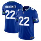 Seattle Seahawks #22 Damien Martinez Royal Blue Limited Stitched Jersey