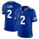 Seattle Seahawks #2 Drew Lock Royal Blue Limited Stitched Jersey