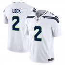 Seattle Seahawks #2 Drew Lock White Limited Stitched Jersey