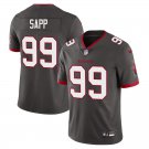 Tampa Bay Buccaneers #99 Warren Sapp Grey Limited Stitched Jersey