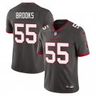 Tampa Bay Buccaneers #55 Derrick Brooks Grey Limited Stitched Jersey