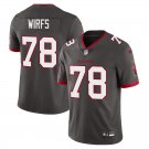 Tampa Bay Buccaneers #78 Tristan Wirfs Grey Limited Stitched Jersey