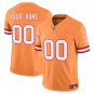 Tampa Bay Buccaneers #00 Custom Name And Number Orange Limited Stitched Jersey