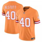 Tampa Bay Buccaneers #40 Mike Alstott Orange Limited Stitched Jersey