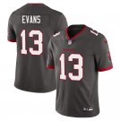 Tampa Bay Buccaneers #13 Mike Evans Grey Limited Stitched Jersey