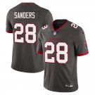Tampa Bay Buccaneers #28 Shilo Sanders Grey Limited Stitched Jersey