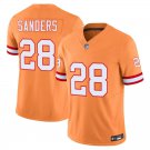 Tampa Bay Buccaneers #28 Shilo Sanders Orange Limited Stitched Jersey