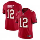 Tampa Bay Buccaneers #12 Tom Brady Red Limited Stitched Jersey