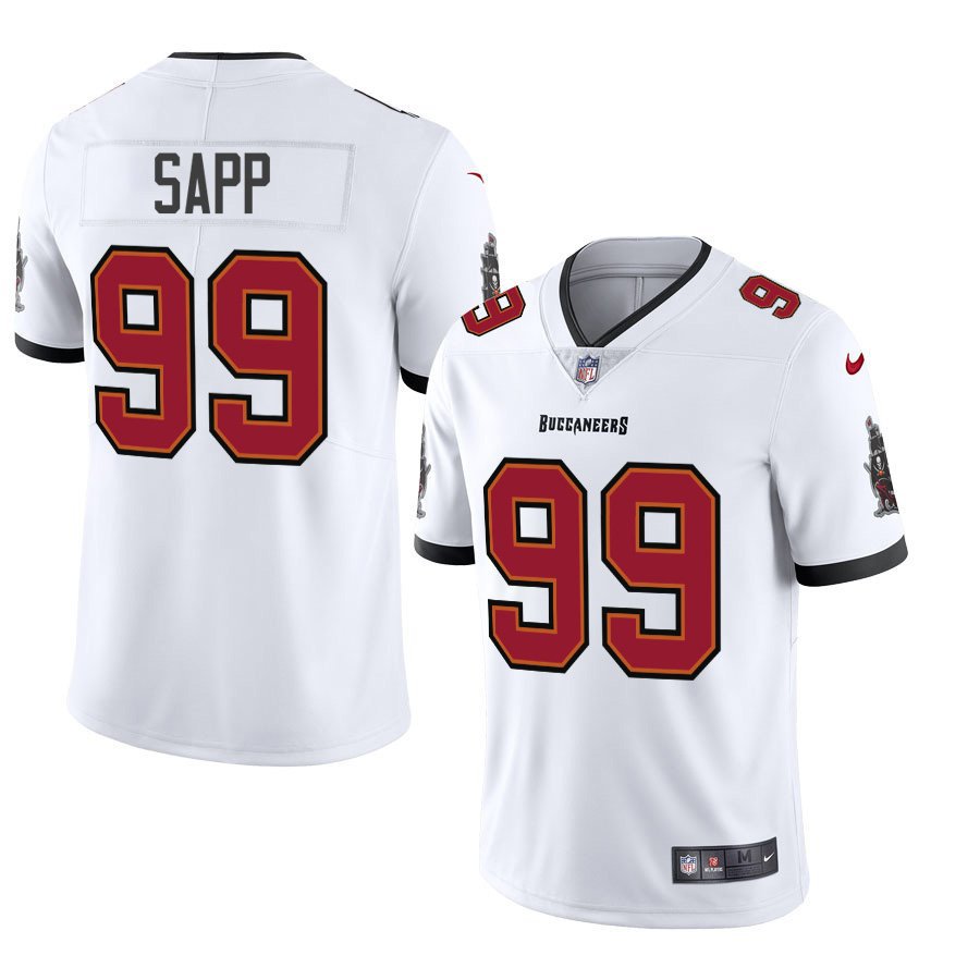Tampa Bay Buccaneers #99 Warren Sapp White Limited Stitched Jersey