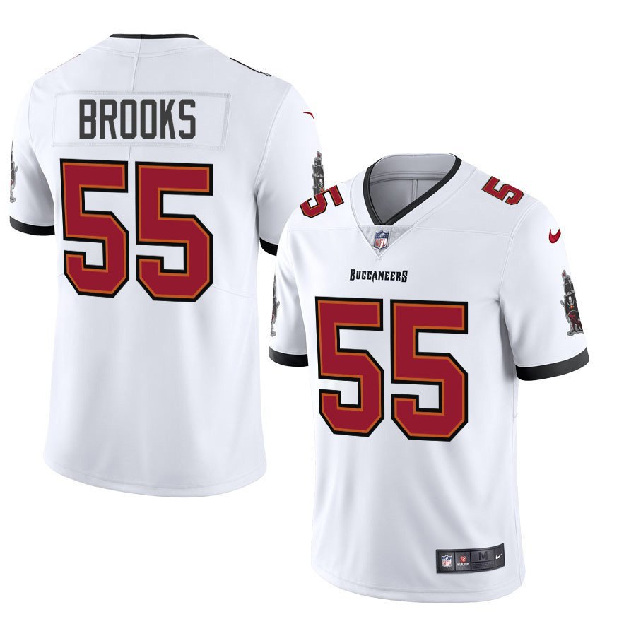 Tampa Bay Buccaneers #55 Derrick Brooks White Limited Stitched Jersey