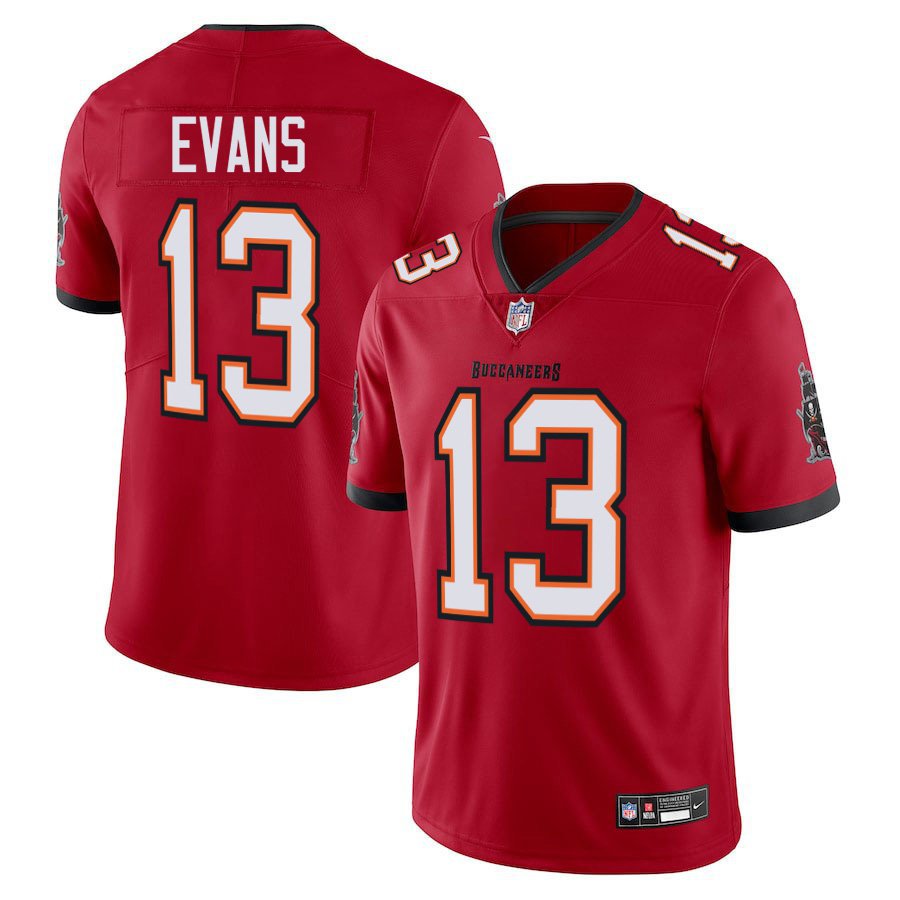 Tampa Bay Buccaneers #13 Mike Evans Red Limited Stitched Jersey