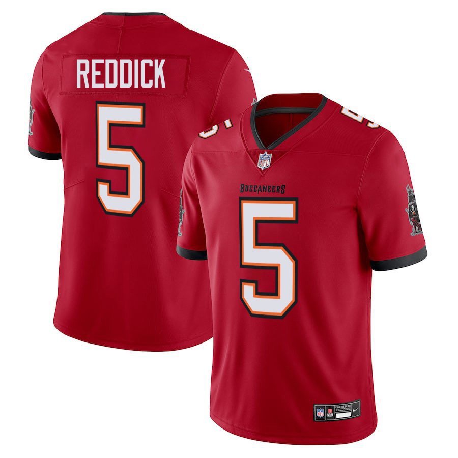 Tampa Bay Buccaneers #5 Haason Reddick Red Limited Stitched Jersey