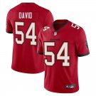 Tampa Bay Buccaneers #54 Lavonte David Red Limited Stitched Jersey