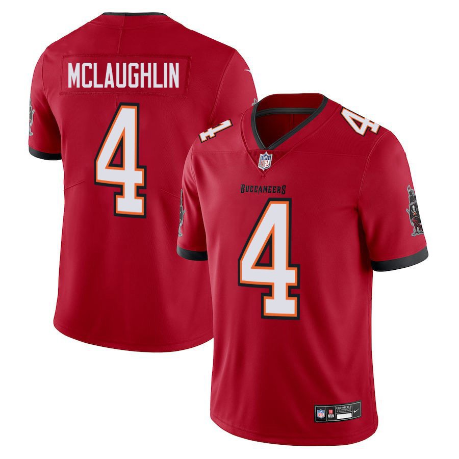 Tampa Bay Buccaneers #4 Chase McLaughlin Red Limited Stitched Jersey