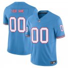 Tennessee Titans #00 Custom Name And Number Light Blue Limited Stitched Jersey