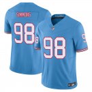 Tennessee Titans #98 Jeffery Simmons Light Blue Limited Stitched Jersey