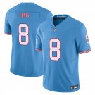 Tennessee Titans #8 Will Levis Light Blue Limited Stitched Jersey