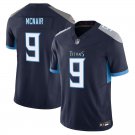 Tennessee Titans #9 Steve McNair Navy Limited Stitched Jersey