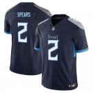 Tennessee Titans #2 Tyjae Spears Navy Limited Stitched Jersey