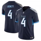 Tennessee Titans #4 Tyler Lockett Navy Limited Stitched Jersey