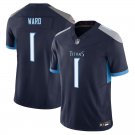 Tennessee Titans #1 Cameron Ward Navy Limited Stitched Jersey