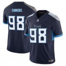Tennessee Titans #98 Jeffery Simmons Navy Limited Stitched Jersey