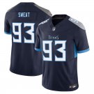 Tennessee Titans #93 T'Vondre Sweat Navy Limited Stitched Jersey
