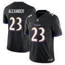 Baltimore Ravens #23 Jaire Alexander Black Limited Stitched Jersey