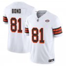 Cleveland Browns #81 Isaiah Bond White 1946 Limited Stitched Jersey