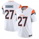 Denver Broncos #27 J.K. Dobbins White Limited Stitched Jersey