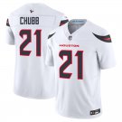 Houston Texans #21 Nick Chubb White Limited Stitched Jersey