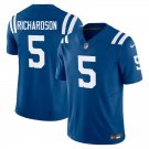 Indianapolis Colts #5 Anthony Richardson Royal Blue Limited Stitched Jersey