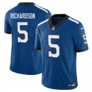 Indianapolis Colts #5 Anthony Richardson Royal Indiana Nights Limited Stitched Jersey