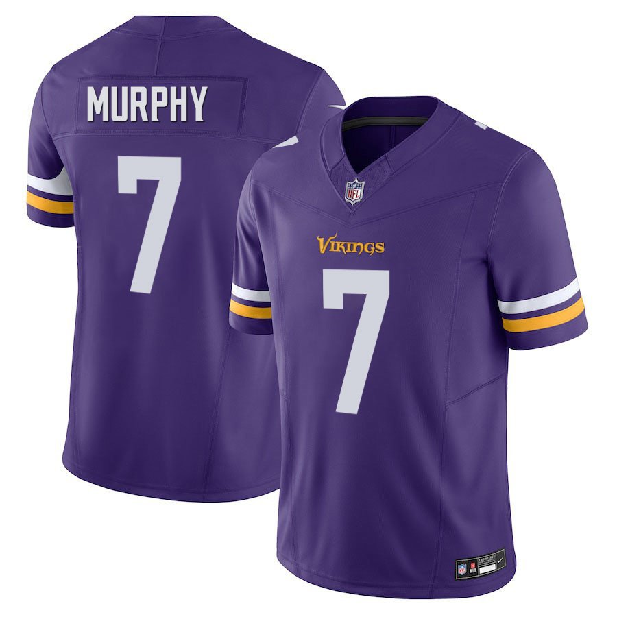 Minnesota Vikings #7 Byron Murphy Purple Limited Stitched Jersey