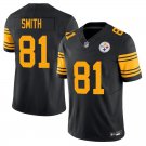 Pittsburgh Steelers #81 Jonnu Smith Black Yellow Limited Stitched Jersey
