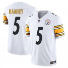 Pittsburgh Steelers #5 Jalen Ramsey White Limited Stitched Jersey