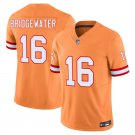 Tampa Bay Buccaneers #16 Teddy Bridgewater Orange Limited Stitched Jersey