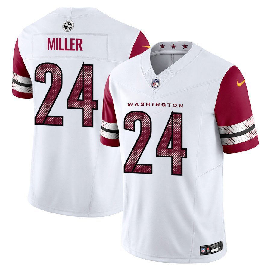 Washington Commanders #24 Von Miller White Limited Stitched Jersey