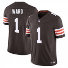 Cleveland Browns 1 Cam Ward Brown Stitched Jersey